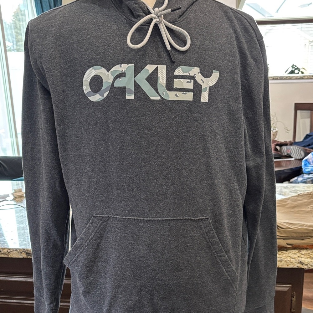 Oakley Gray Kids/Womens Hoodie